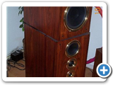 dynaudio consequence in rose wood finish